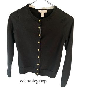 Banana Republic Black Buttoned Cardigan-W-XS|Work|Office|School|Cocktail